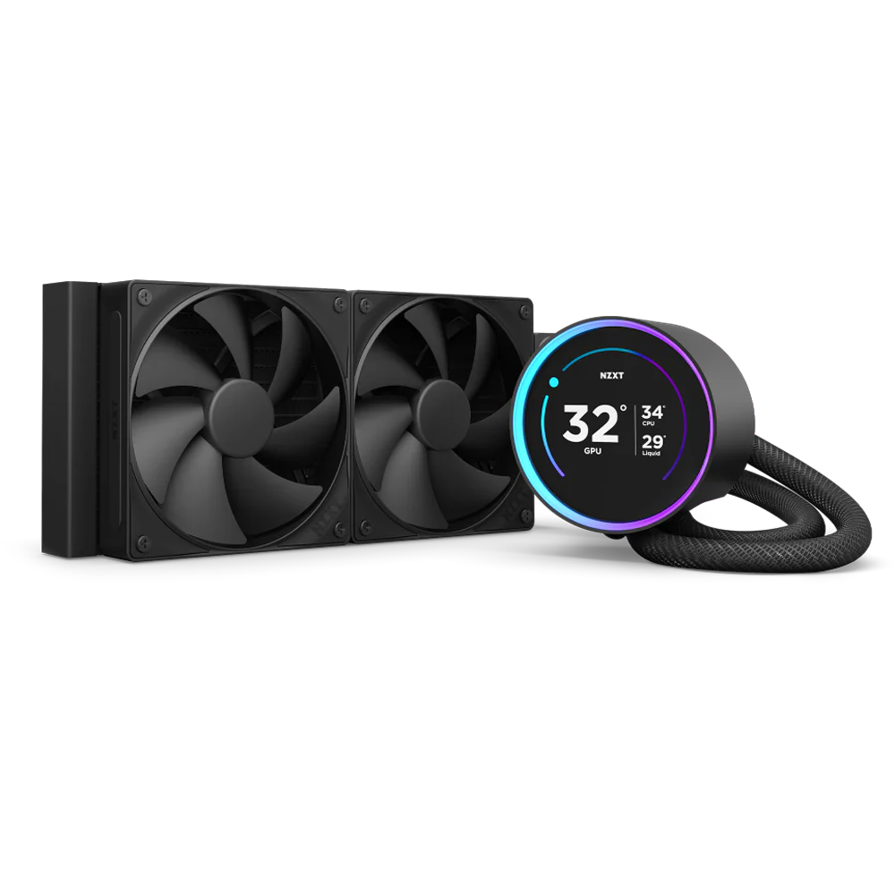NZXT Kraken Elite 240 AIO LCD 240mm RGB Siyah Sıvı İşlemci Soğutucusu