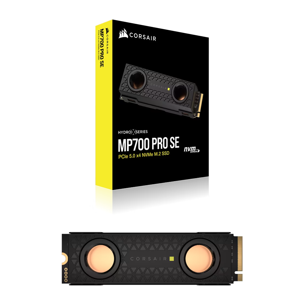 CORSAIR MP700 PRO SE Hydro X 2TB PCIe 5.0 NVMe M.2 SSD 14000MB/s Okuma 12000MB/s Yazma