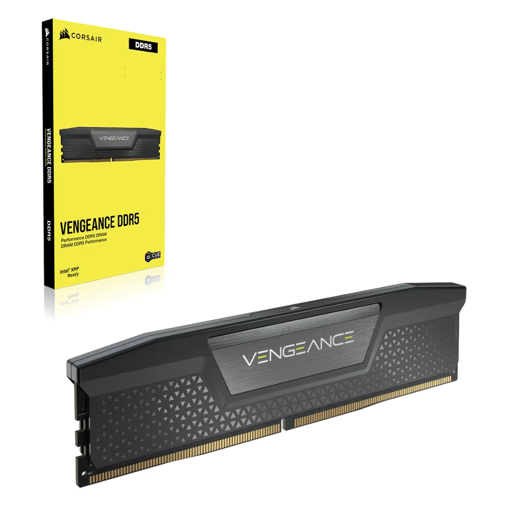CORSAIR Vengeance 32GB (2x16GB) 6000MHz CL38 DDR5 XMP Siyah Dual Kit RAM