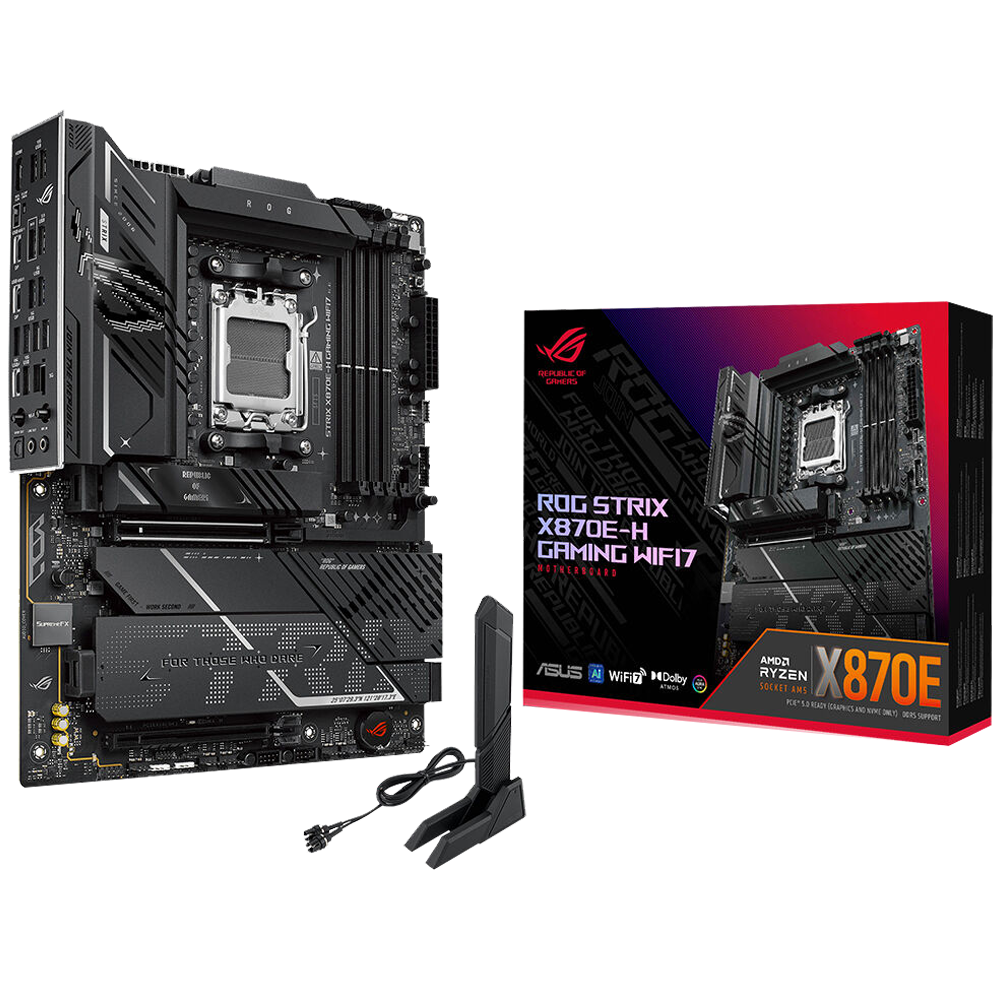 ASUS ROG STRIX X870E-H GAMING WIFI7 AMD AM5 DDR5 ATX Anakart