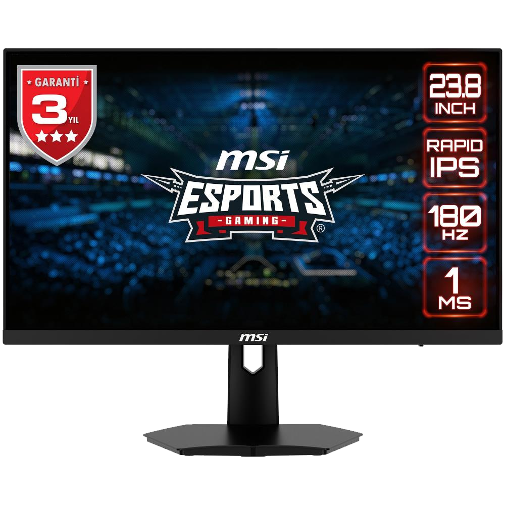 MSI G244F E2 23.8" 180Hz 1ms HDMI DP FreeSync Premium FHD Rapid IPS Gaming Monitör