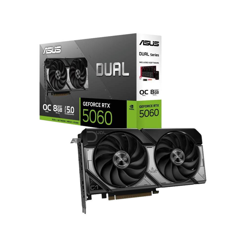 ASUS Dual GeForce RTX 5060 OC Edition 8GB GDDR7 Ekran Kartı