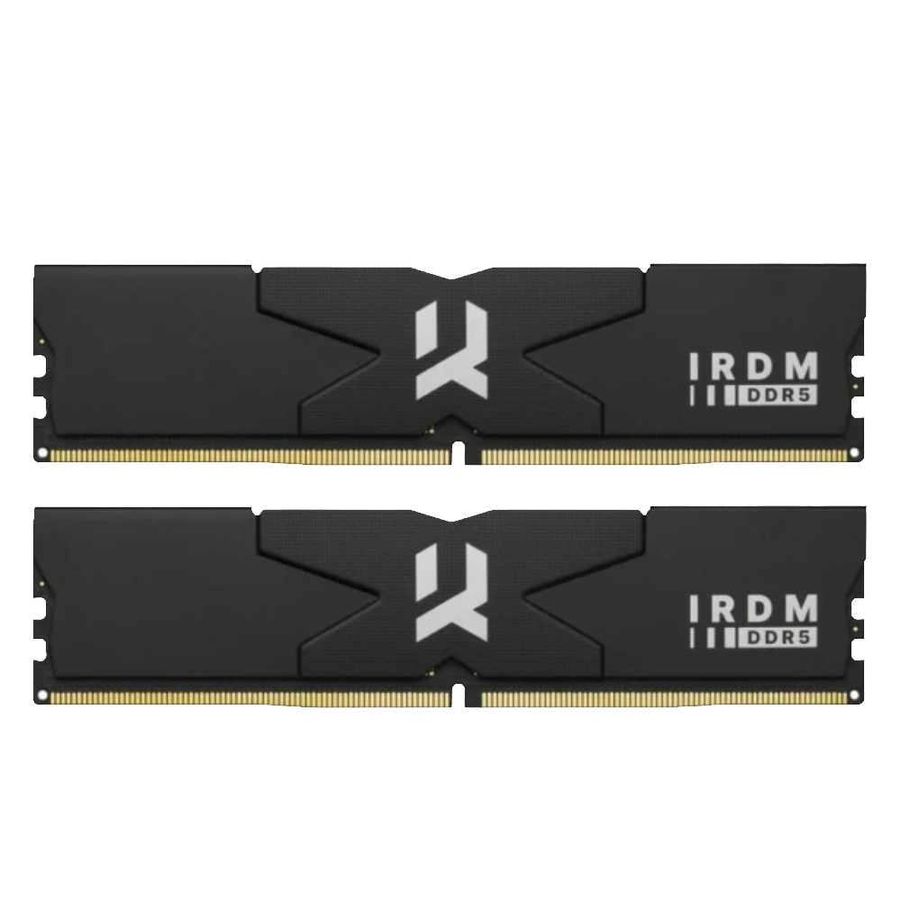 GOODRAM 32GB (2x16GB) IRDM BLACK V DDR5 6400MHz CL32 Dual Kit RAM – Siyah